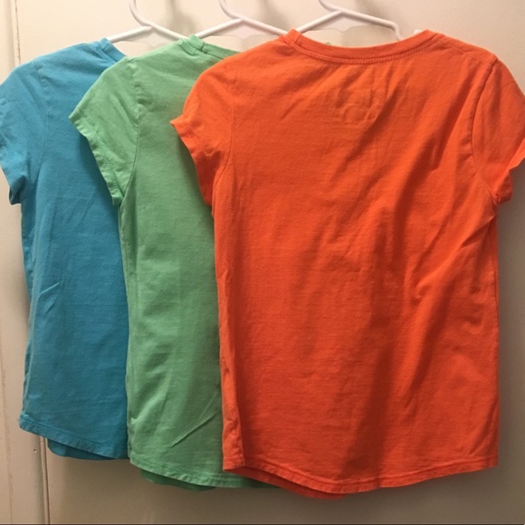 Hanes Shirts - Blue, Green, Orange - Set of 3 - Picture 6 of 6